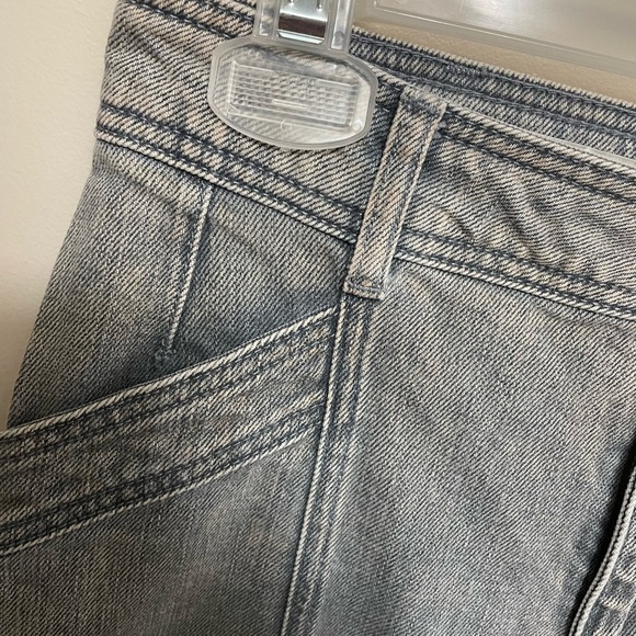 ❤️Anthropologie Pilco And The Letterpress Topstiched Super High Rise Straight Je - Picture 6 of 13